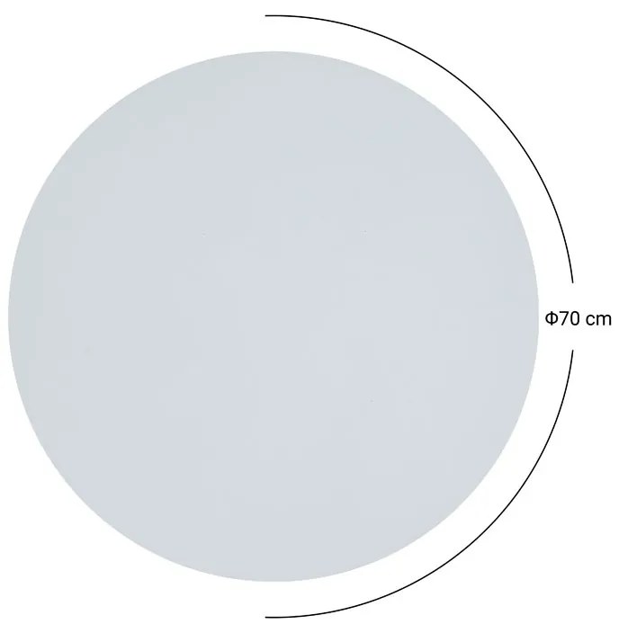 Blat masa Skyline Werzalit ivory 70x70 cm 25 mm grosime 70x70x2.5 cm