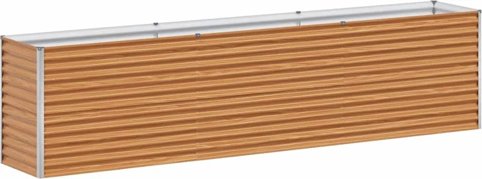 vidaXL Strat înălțat de grădină 290 x 50 x 68 cm Oțel Galvanizat