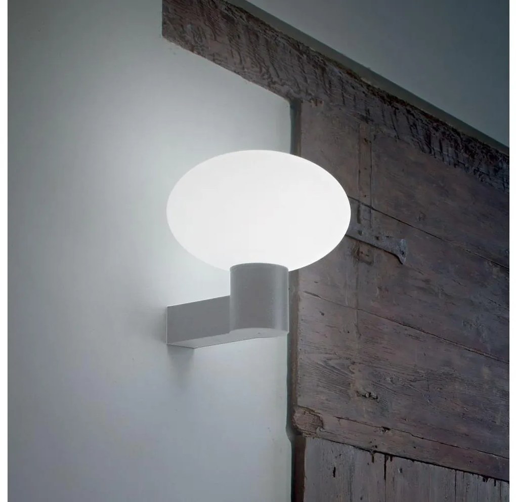 Ideal Lux - Lampă de perete exterior CLIO 1xE27/42W/230V IP44 gri