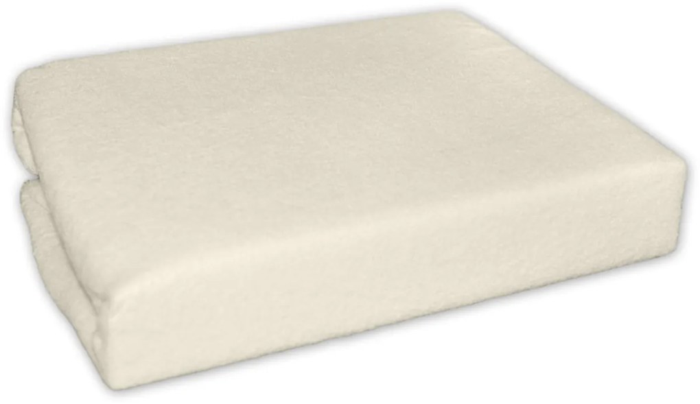 Baby Nellys Rezistent la apă cearceaf terry la cărucior 75 x 35- ecru 75x35