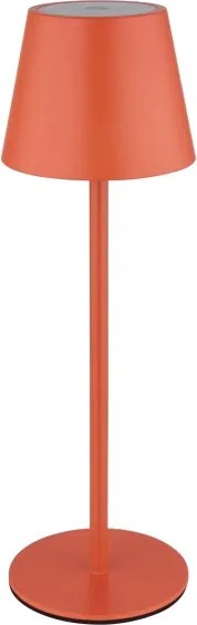 Globo 58488R-LED Lampă de masă VANNIE reglabilă, cu control tactil, reîncărcabilă, pentru exterior, 3W/5V IP54 1800mAh roșie
