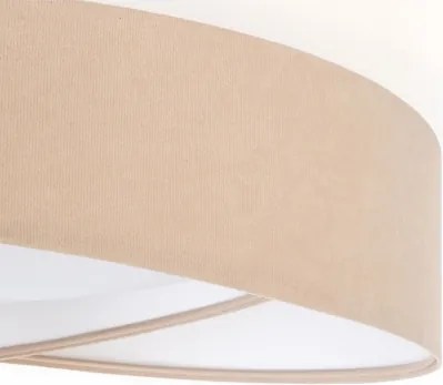 Plafonieră LED dimabilă SM. GALAXY M. LED/24W/230V Ø 55 cm bej/alb + telecomandă