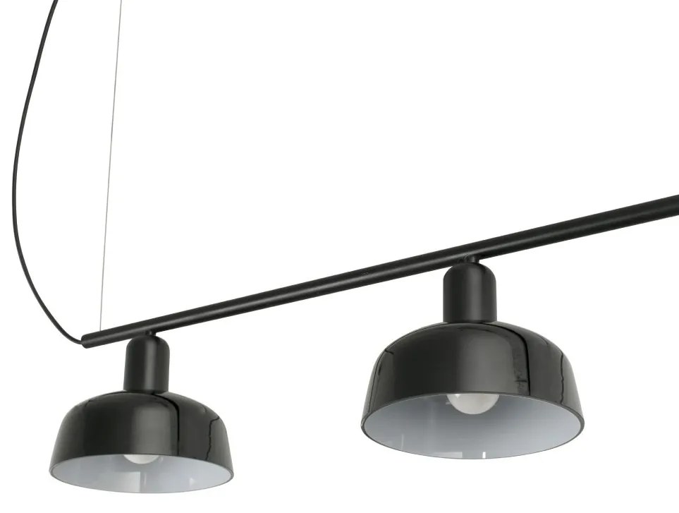 Lustra suspendata design modern TATAWIN negru
