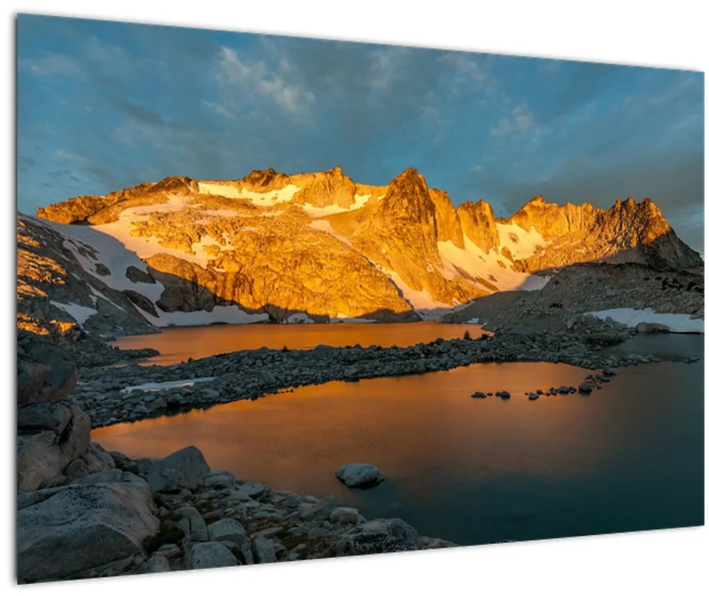 Tablou cu peisaj montan (90x60 cm)