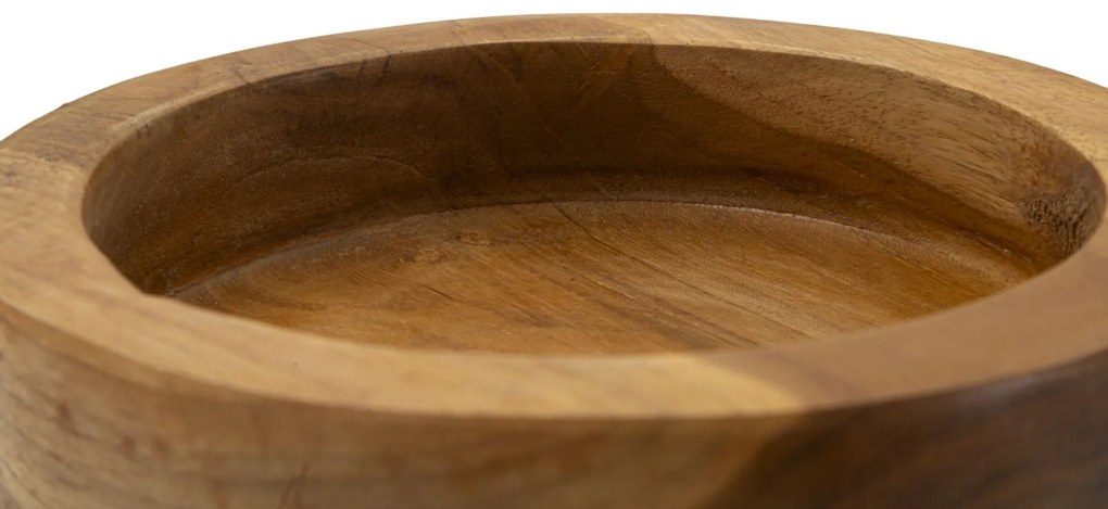 Mauro Ferretti Golitor Buzunare Simple Teak cm Ø 15X9,5 | Aosom Romania