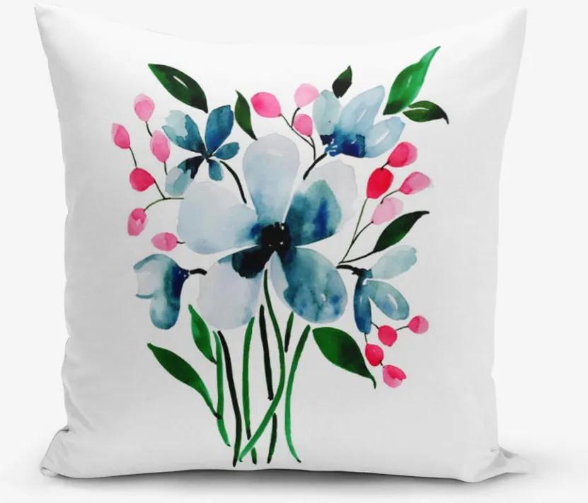 Față de pernă Minimalist Cushion Covers Modern Flower, 45 x 45 cm