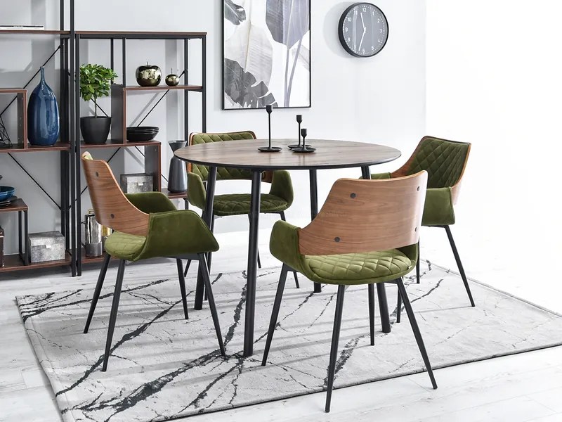 Scaun Morgana (verde + negru). Promo -13%. 1111199
