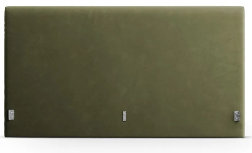 Tăblie de pat verde tapițată 190,5x100 cm Remo – Micadoni