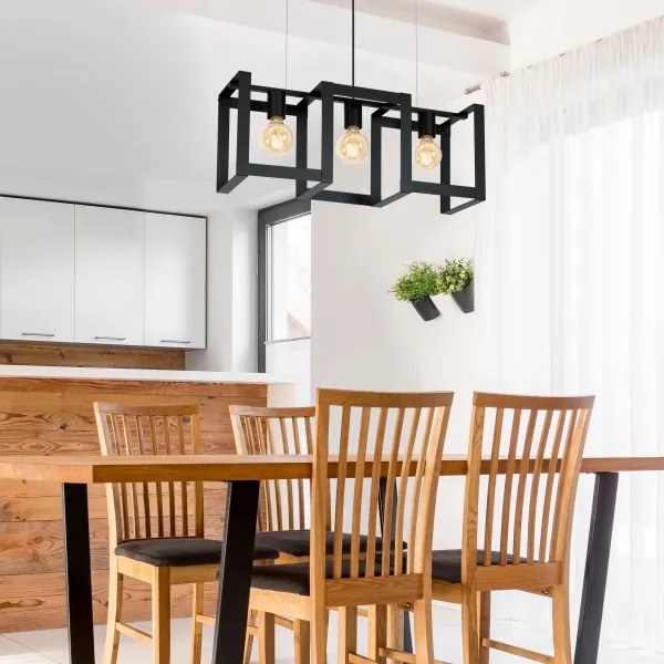 Lustră pe cablu KARTEL 3xE27/60W/230V