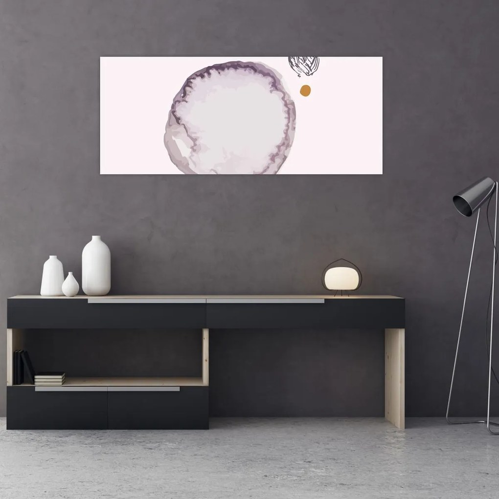 Tablou - Minimalism violet N⁰4 (120x50 cm)