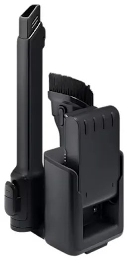 Resigilat: Aspirator vertical Samsung Jet65 Stick VC, 21.6V Li-ion, 410W, Cyclone, Motor inverter, 40 min, Negru