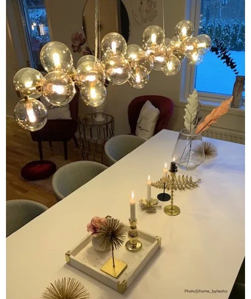 Lustră pe cablu ByRydens 4200960-5503 SPLENDOR 25xG9/5W/230V