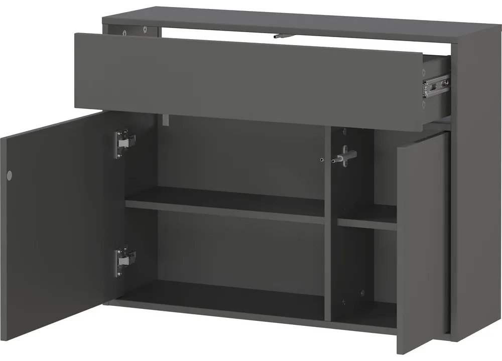 Pantofar gri antracit suspendat/cu sertare Ameca 2.0 – Germania