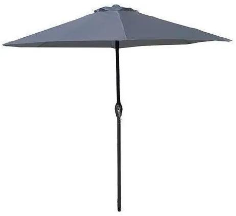 Umbrela pentru plaja Zoe, gri antracit, 230 cm