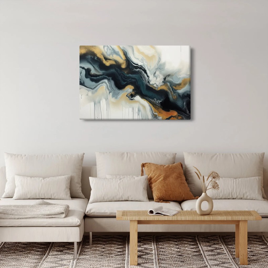 Tablou - Desen marmorat (90x60 cm)