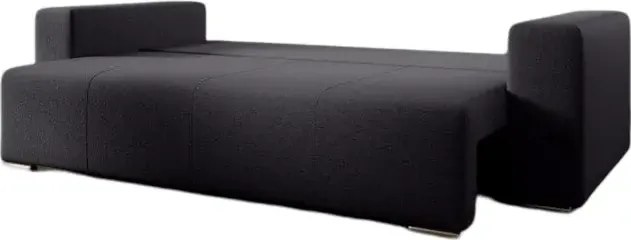 Canapea extensibilă dumonde cu ladă de depozitare si sezut confortabil din spuma high-density, Marbela Graphite 245x100 cm