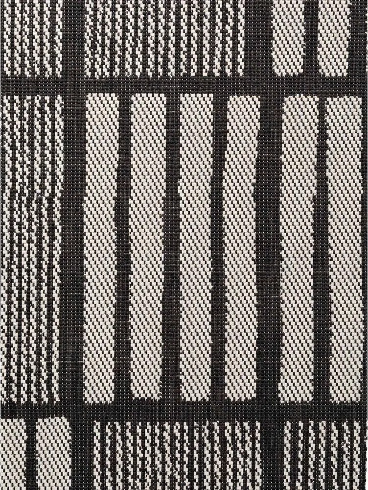 Covor pentru exterior și interior negru/crem 120x170 cm Haringey Allington – Ted Baker
