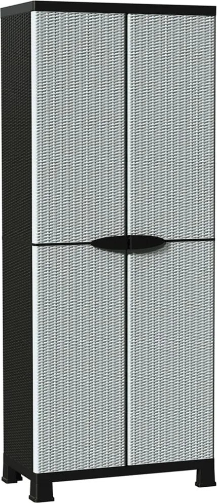 vidaXL Dulap, 68x39x171,5 cm, design de ratan