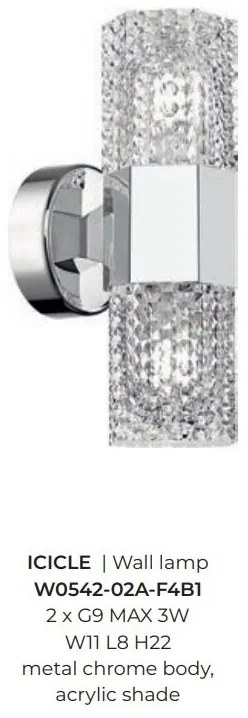 Aplica de perete design deosebit ICICLE