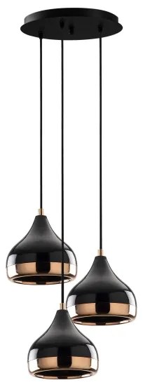 Lustră pe cablu YILDO 3xE27/40W/230V