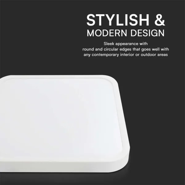 Plafonieră LED pentru baie LED/24W/230V 3000K IP44 alb