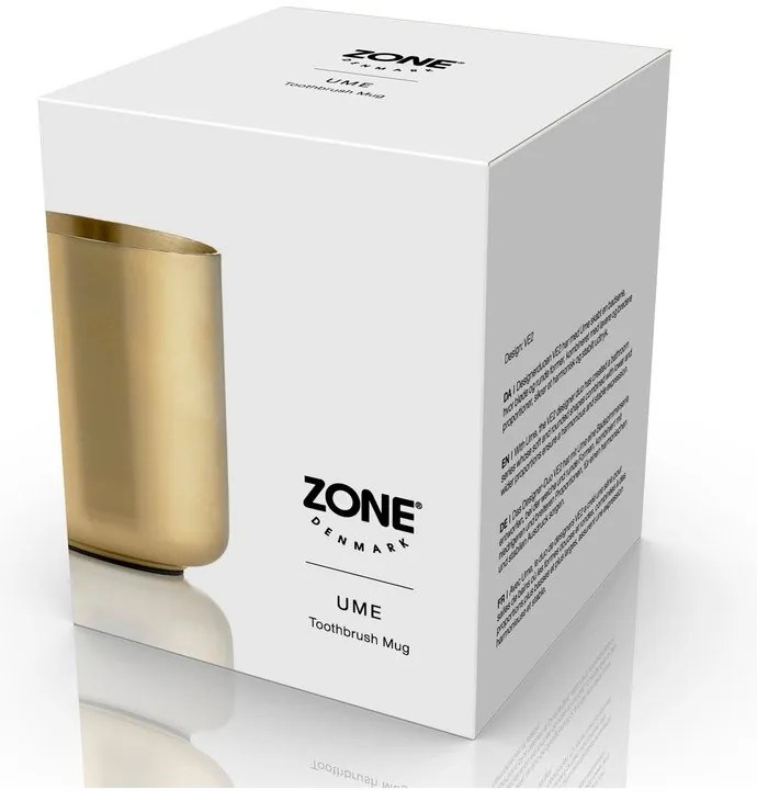 Suport pentru periuța de dinți alămiu din oțel inoxidabil Ume Brass – Zone
