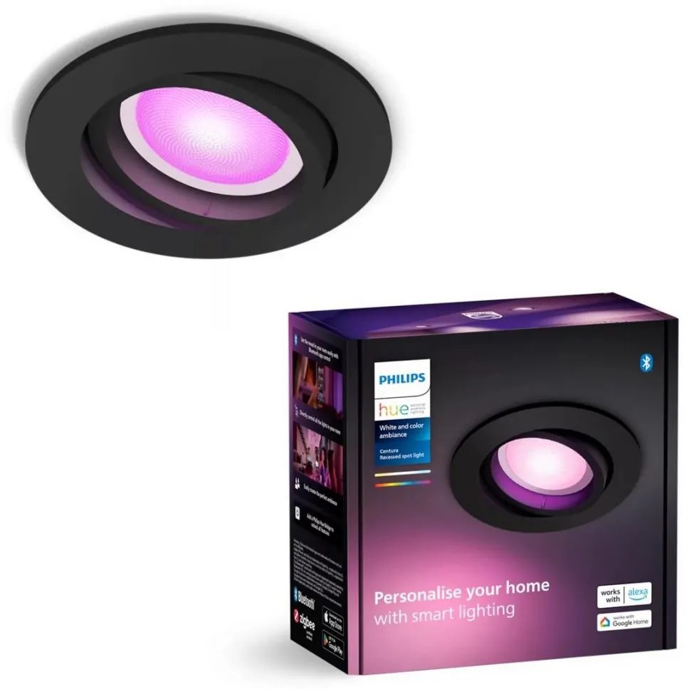 Corp de iluminat LED RGBW dimabil încastrat Philips Hue CENTURA 1xGU10/4,2W/230V