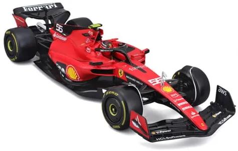 Macheta de colectie masinuta Bburago 1 18 Ferrari Formula Racing team  55 Carlos Sainz
