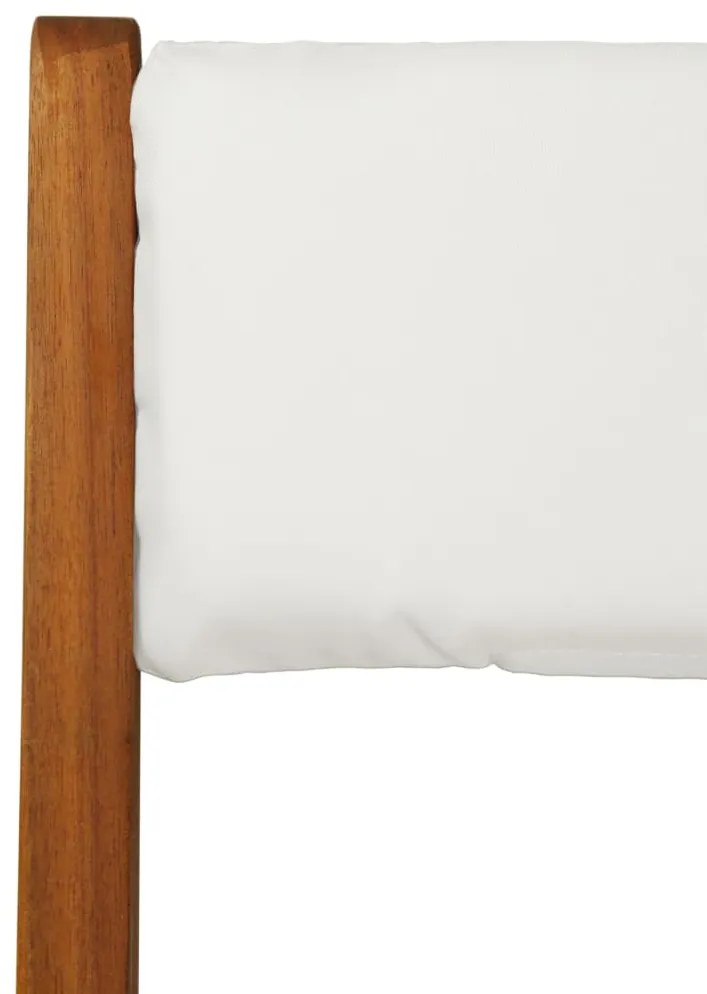 Set mobilier de gradina pliabil Culoare crem, CHINO