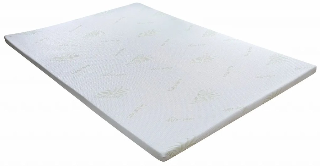 Topper saltea Green Future, Aloe Vera 7 zone de confort 120x200 cm, 5 cm