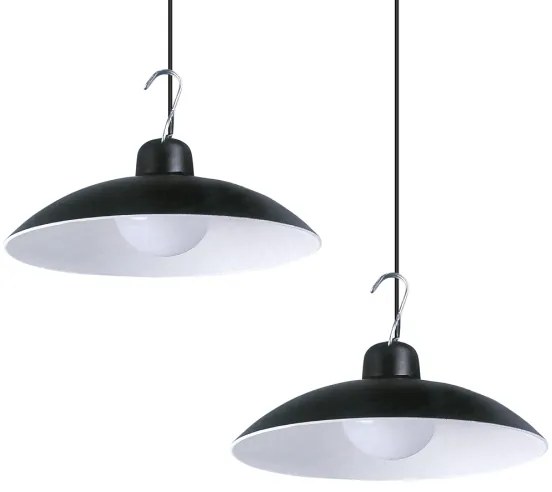 SET 2x LED lampă solară suspendată LED/6W/3,7V 2000 mAh IP44 + DO