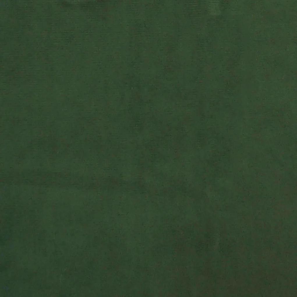 Scaune de bucatarie pivotante, 4 buc., verde inchis, catifea 4, Morkegronn