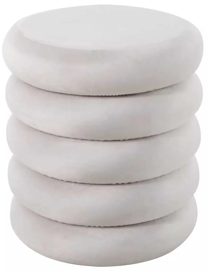 Taburet Palante Velvet, crem