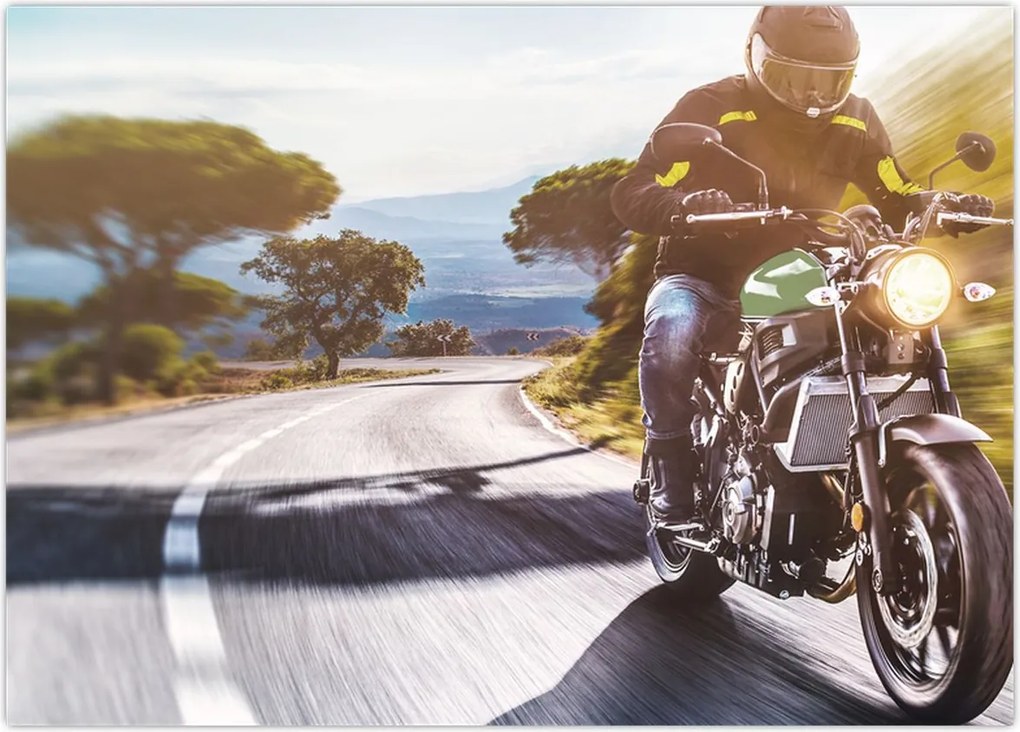 Tablou - Motociclist (70x50 cm)