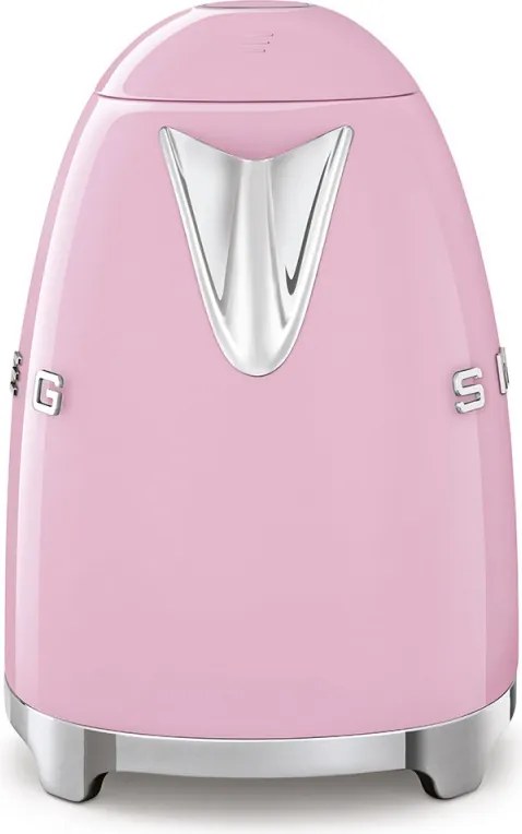 Cana electrica SMEG KLF03PKEU, 2400 W, 1,7 l, Baza rotativa la 360°, Finisaj lucios, Roz