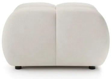 Taburet tapițat ALMADA 72x72 cm, bej