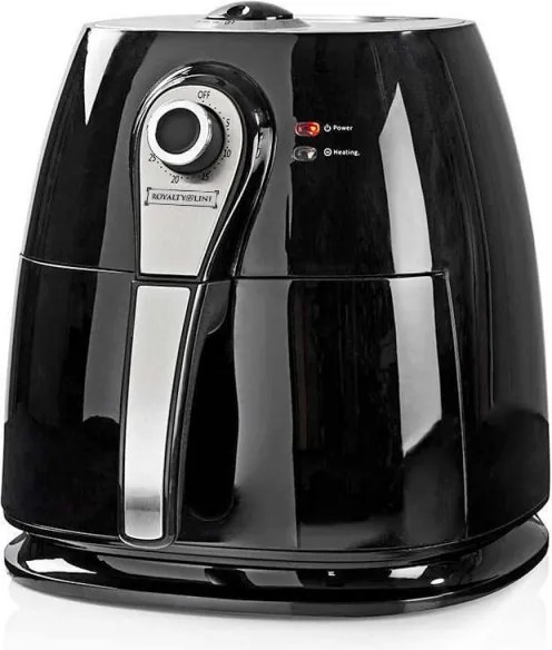 Resigilat: Friteuza cu aer cald Royalty Line RL-AF3.1, 1400W, 3 L, 5 portii, Negru