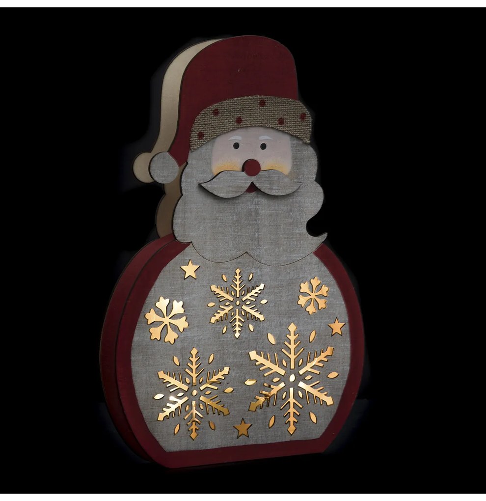 Decoratiune luminoasa Craciun JJA Pere Noel 30cm