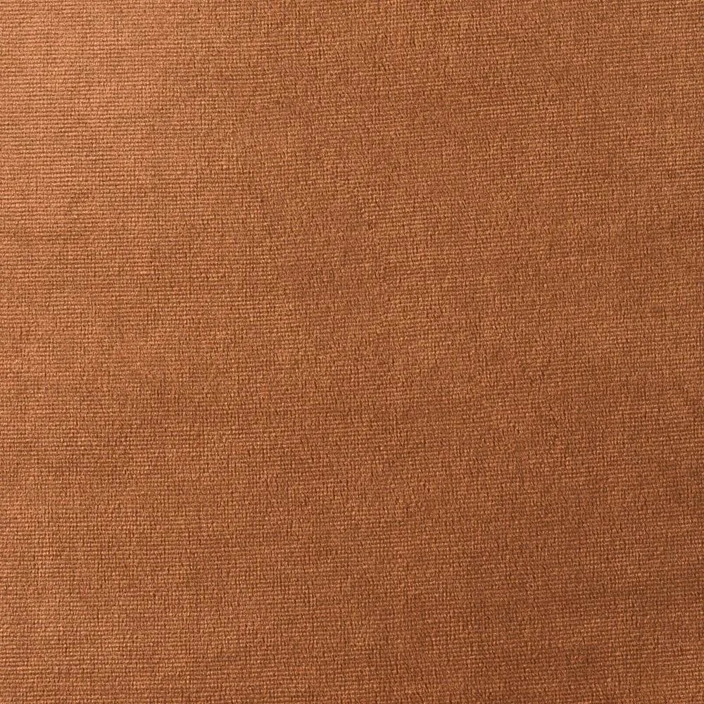 Canapea teracotă cu tapițerie din catifea 225 cm Cube – Bonami Selection