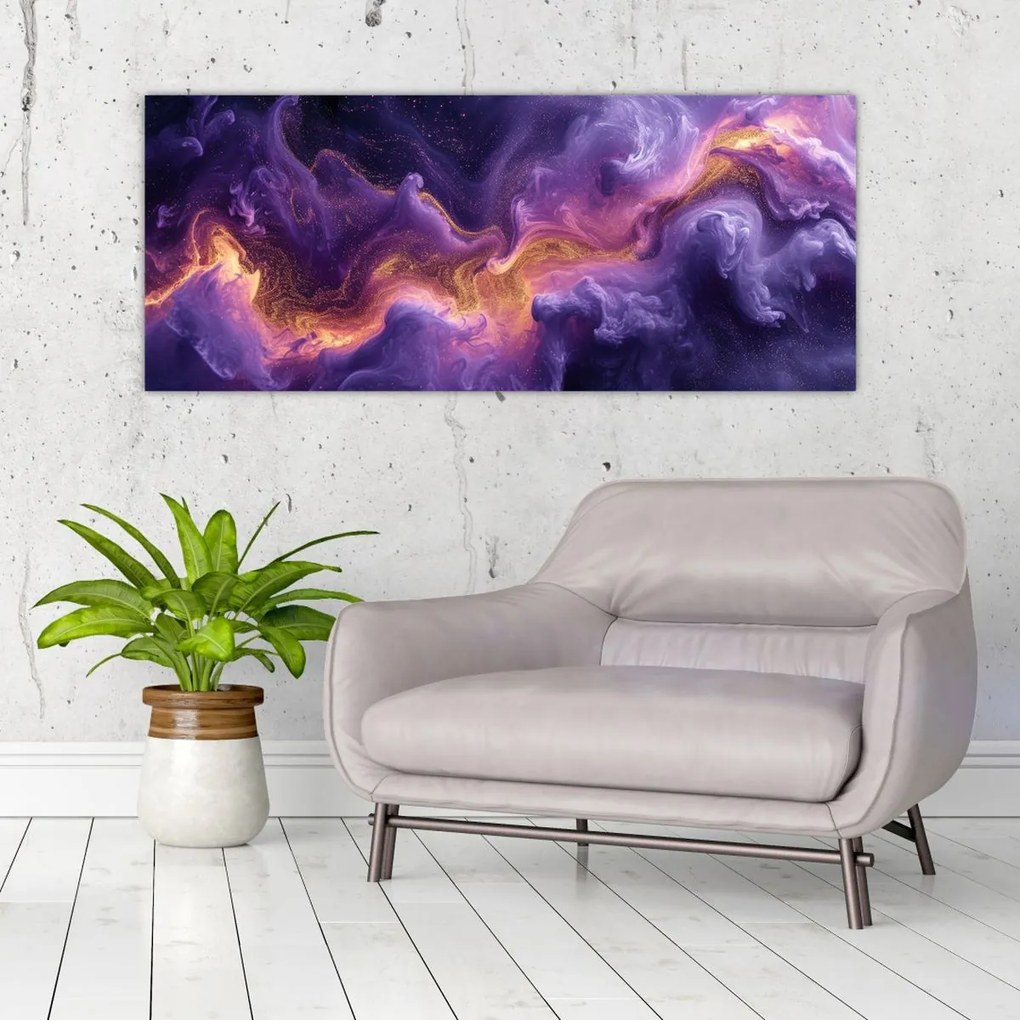 Tablou - Nebuloasa purpurie (120x50 cm)