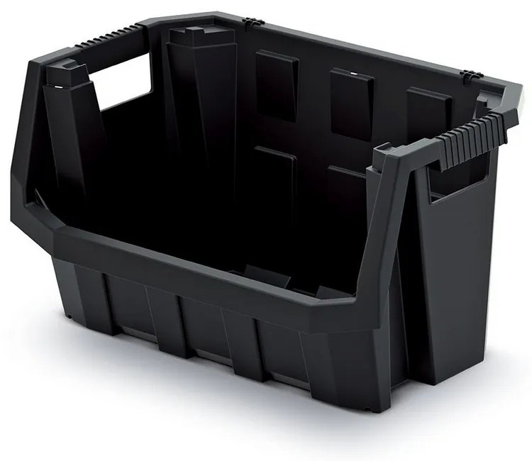 Cutie depozitare 39,6 x 38 x 28,2 cm, neagra