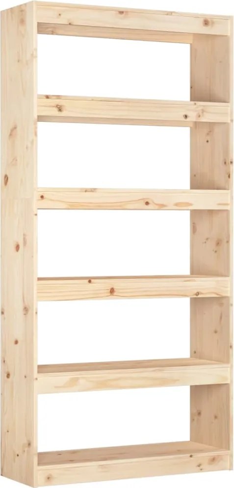 vidaXL Bibliotecă/Separator cameră, 80x30x167,4 cm lemn masiv pin