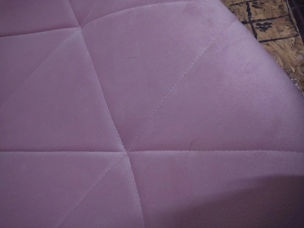 Oferta Scaun de birou roz pudra AVOLA VELVET II. calitate
