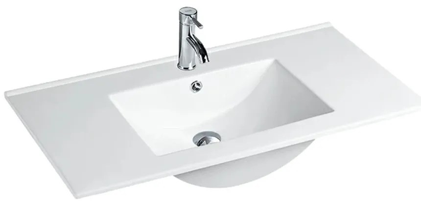 V954 - Lavoar cu design plat 18x100x46 cm