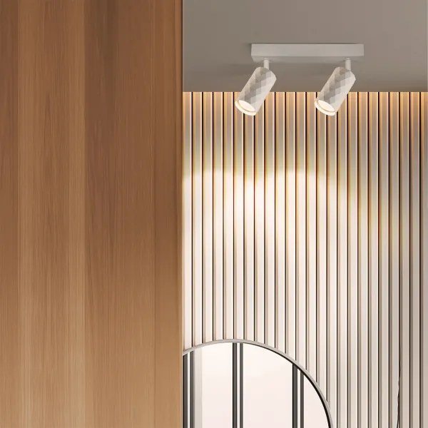 Brilagi - Spot dublu SELE DIAMANT 2xGU10/30W/230V alb