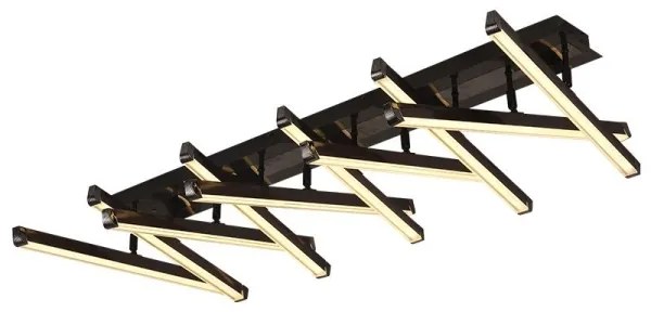 Lustră LED dimabilă aplicată LED/125W/230V 3000-6500K + telecomandă