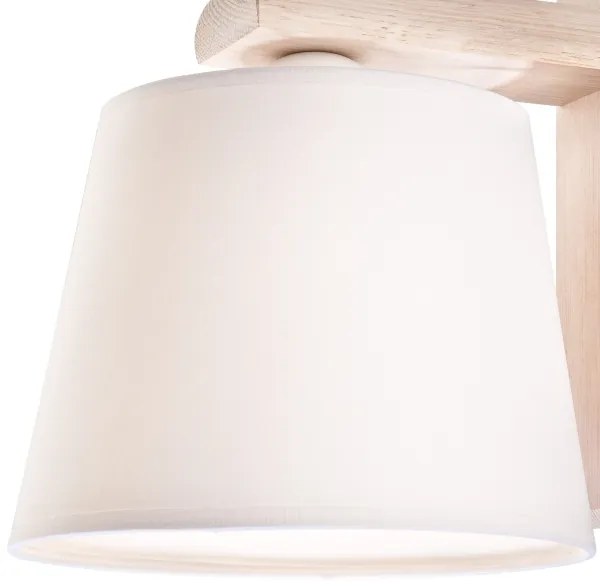 Aplica de perete AIDA 1xE27/60W/230V, stejar