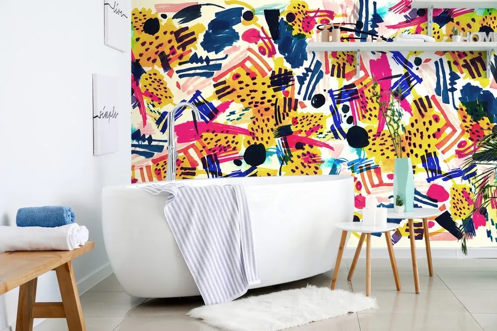 Tapet autoadeziv abstracție pop art