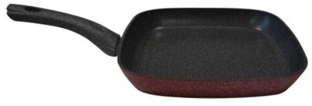 Tigaie grill 28x28cm, invelis Non-Stick, mix culori, Petra