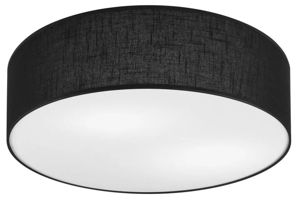 Plafonieră SIRJA 2xE27/60W/230V, Ø 45 cm, negru